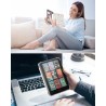 Moko coque pour 7" kindle paperblanc 12 gén 2024 et kindle colorsoft signature edition 2024, étui de protection ultra clair en t