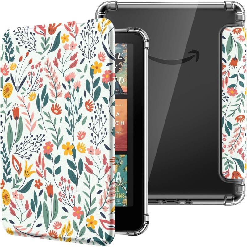 Moko coque pour 7" kindle paperblanc 12 gén modèle 2024 et kindle colorsoft signature edition 2024, étui de protection ultra cla