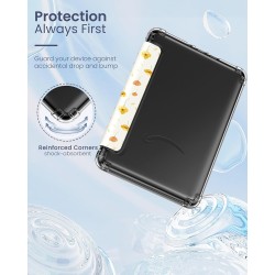 Moko coque pour 7" kindle paperblanc 12 gén modèle 2024 et kindle colorsoft signature edition 2024, étui de protection ultra cla