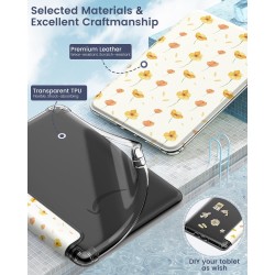 Moko coque pour 7" kindle paperblanc 12 gén modèle 2024 et kindle colorsoft signature edition 2024, étui de protection ultra cla