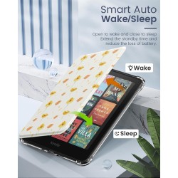 Moko coque pour 7" kindle paperblanc 12 gén modèle 2024 et kindle colorsoft signature edition 2024, étui de protection ultra cla