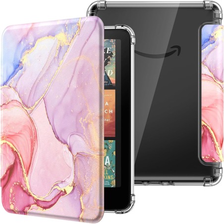 Moko coque pour 7" kindle paperblanc 12 gén 2024 et kindle colorsoft signature edition 2024, étui de protection ultra clair en t