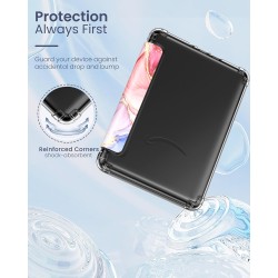 Moko coque pour 7" kindle paperblanc 12 gén 2024 et kindle colorsoft signature edition 2024, étui de protection ultra clair en t