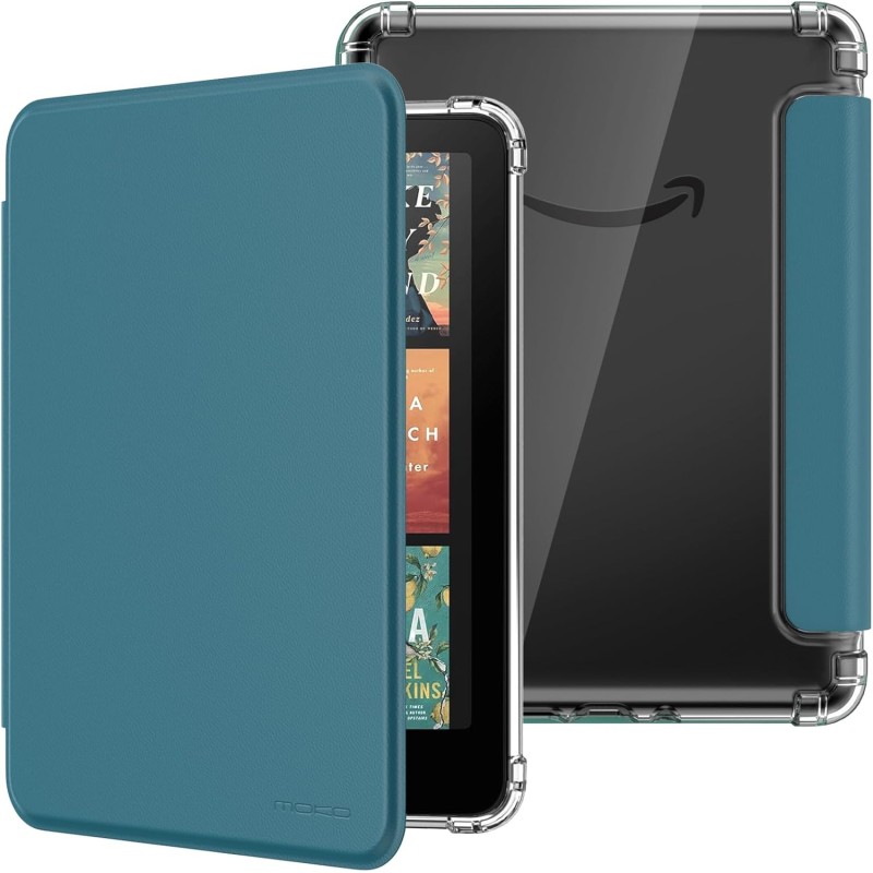 Moko coque pour 7" kindle paperblanc 12 gén modèle 2024 et kindle colorsoft signature edition 2024, étui de protection ultra cla