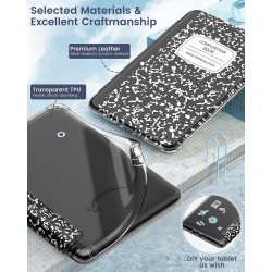 Moko coque pour 7" kindle paperblanc 12 gén modèle 2024 et kindle colorsoft signature edition 2024, étui de protection ultra cla