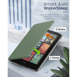 Moko coque pour 7" kindle paperblanc 12 gén modèle 2024 et kindle colorsoft signature edition 2024, étui de protection ultra cla