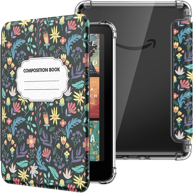 Moko coque pour 7" kindle paperblanc 12 gén modèle 2024 et kindle colorsoft signature edition 2024, étui de protection ultra cla