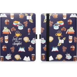 Stand étui universel pour tout le 6-7 pouces ereaders, folio stand coque housse avec dragonne compatible avec kindle paperblanc 