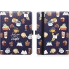 Stand étui universel pour tout le 6-7 pouces ereaders, folio stand coque housse avec dragonne compatible avec kindle paperblanc 