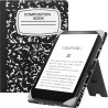 Stand étui universel pour tout le 6-7 pouces ereaders, folio stand coque housse avec dragonne compatible avec kindle paperblanc 