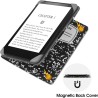 Stand étui universel pour tout le 6-7 pouces ereaders, folio stand coque housse avec dragonne compatible avec kindle paperblanc 