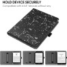 Stand étui universel pour tout le 6-7 pouces ereaders, folio stand coque housse avec dragonne compatible avec kindle paperblanc 