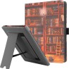 Stand étui universel pour tout le 6-7 pouces ereaders, folio stand coque housse avec dragonne compatible avec kindle paperblanc 