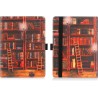 Stand étui universel pour tout le 6-7 pouces ereaders, folio stand coque housse avec dragonne compatible avec kindle paperblanc 