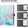Stand étui universel pour tout le 6-7 pouces ereaders, folio stand coque housse avec dragonne compatible avec kindle paperblanc 
