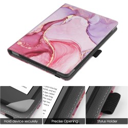 Stand étui universel pour tout le 6-7 pouces ereaders, folio stand coque housse avec dragonne compatible avec kindle paperblanc 
