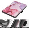 Stand étui universel pour tout le 6-7 pouces ereaders, folio stand coque housse avec dragonne compatible avec kindle paperblanc 