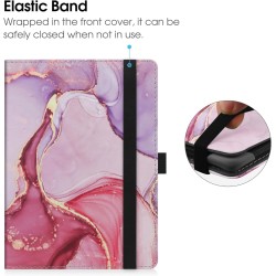 Stand étui universel pour tout le 6-7 pouces ereaders, folio stand coque housse avec dragonne compatible avec kindle paperblanc 