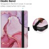 Stand étui universel pour tout le 6-7 pouces ereaders, folio stand coque housse avec dragonne compatible avec kindle paperblanc 