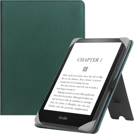 Stand étui universel pour tout le 6-7 pouces ereaders, folio stand coque housse avec dragonne compatible avec kindle paperblanc 