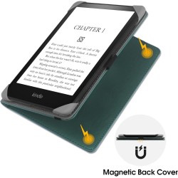 Stand étui universel pour tout le 6-7 pouces ereaders, folio stand coque housse avec dragonne compatible avec kindle paperblanc 