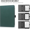 Stand étui universel pour tout le 6-7 pouces ereaders, folio stand coque housse avec dragonne compatible avec kindle paperblanc 