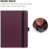 Stand étui universel pour tout le 6-7 pouces ereaders, folio stand coque housse avec dragonne compatible avec kindle paperblanc 