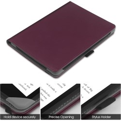 Stand étui universel pour tout le 6-7 pouces ereaders, folio stand coque housse avec dragonne compatible avec kindle paperblanc 