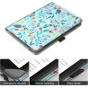 Stand étui universel pour tout le 6-7 pouces ereaders, folio stand coque housse avec dragonne compatible avec kindle paperblanc 