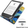 Stand étui universel pour tout le 6-7 pouces ereaders, folio stand coque housse avec dragonne compatible avec kindle paperblanc 