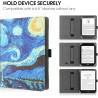 Stand étui universel pour tout le 6-7 pouces ereaders, folio stand coque housse avec dragonne compatible avec kindle paperblanc 