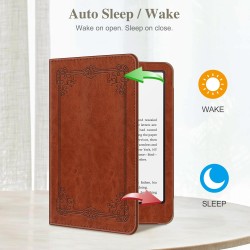 Fintie étui pour 7" kindle paperblanc (12e génération, 2024) et kindle colorsoft (1re génération, 2025/2024), coque avec béquill