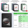 Fintie étui pour 7" kindle paperblanc (12e génération, 2024) et kindle colorsoft (1re génération, 2025/2024), coque avec béquill
