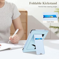 Fintie étui pour 7" kindle paperblanc (12e génération, 2024) et kindle colorsoft (1re génération, 2025/2024), coque avec béquill