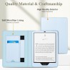Fintie étui pour 7" kindle paperblanc (12e génération, 2024) et kindle colorsoft (1re génération, 2025/2024), coque avec béquill