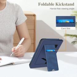 Fintie étui pour 7" kindle paperblanc (12e génération, 2024) et kindle colorsoft (1re génération, 2025/2024), coque avec béquill