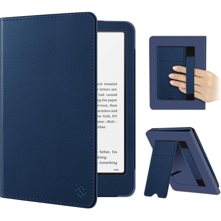 Fintie étui pour 7" kindle paperblanc (12e génération, 2024) et kindle colorsoft (1re génération, 2025/2024), coque avec béquill