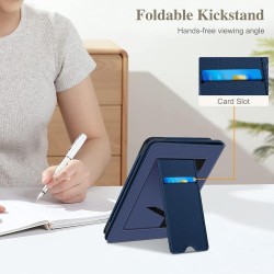 Fintie étui pour 7" kindle paperblanc (12e génération, 2024) et kindle colorsoft (1re génération, 2025/2024), coque avec béquill
