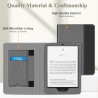 Fintie étui pour 7" kindle paperblanc (12e génération, 2024) et kindle colorsoft (1re génération, 2025/2024), coque avec béquill