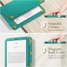 Fintie étui pour 7" kindle paperblanc (12e génération, 2024) et kindle colorsoft (1re génération, 2025/2024), coque avec béquill