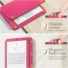 Fintie étui pour 7" kindle paperblanc (12e génération, 2024) et kindle colorsoft (1re génération, 2025/2024), coque avec béquill