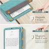 Fintie étui pour 7" kindle paperblanc (12e génération, 2024) et kindle colorsoft (1re génération, 2025/2024), coque avec béquill