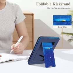 Fintie étui pour 7" kindle paperblanc (12e génération, 2024) et kindle colorsoft (1re génération, 2025/2024), coque avec béquill