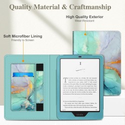 Fintie étui pour 7" kindle paperblanc (12e génération, 2024) et kindle colorsoft (1re génération, 2025/2024), coque avec béquill