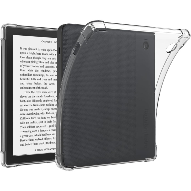 Étui pour Kobo Libra H2O Coins Renforcés 7” Housse pour Kobo Kobo Libra H2O eReader Coque Libra H2O