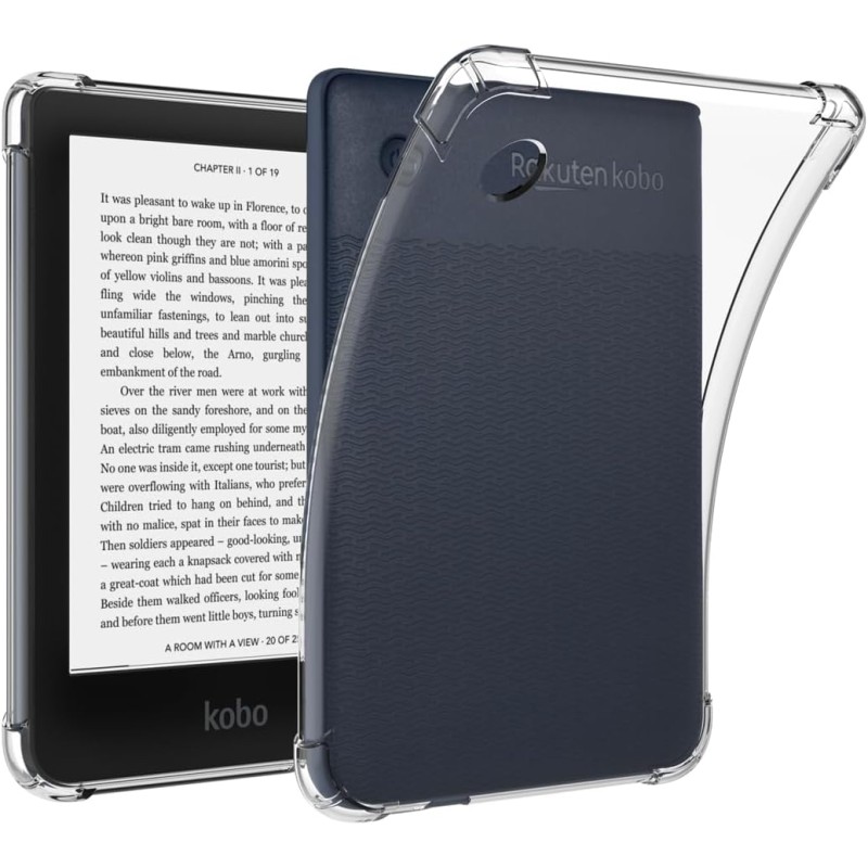 Étui pour Kobo Clara 2E 2022 6" Housse avec Coins renforcés Étui pour Clara 2E Ereader Clara 2E Coque