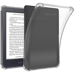 Coque Transparente pour Kobo Nia 6 Coins renforcés Housse 6“ pour Kobo Nia 6 eReader Nia 6 ÉTUI