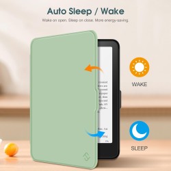 Fintie étui pour 7" kindle paperblanc (12e génération, 2024) et kindle colorsoft (1re génération, 2025/2024), coque fine et lége