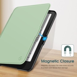 Fintie étui pour 7" kindle paperblanc (12e génération, 2024) et kindle colorsoft (1re génération, 2025/2024), coque fine et lége