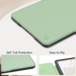 Fintie étui pour 7" kindle paperblanc (12e génération, 2024) et kindle colorsoft (1re génération, 2025/2024), coque fine et lége